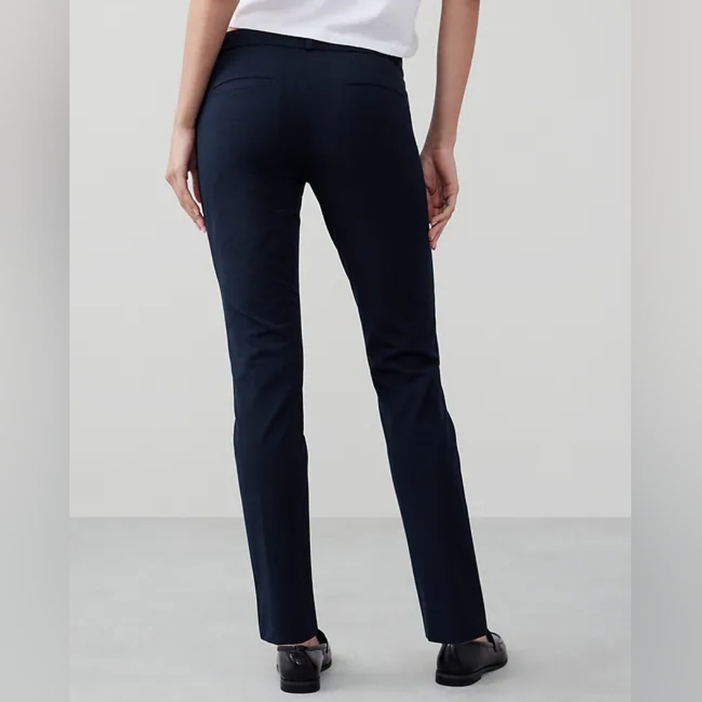 NWT BANANA REPUBLIC | Navy Sloan Slim Pant - Picture 4 of 4